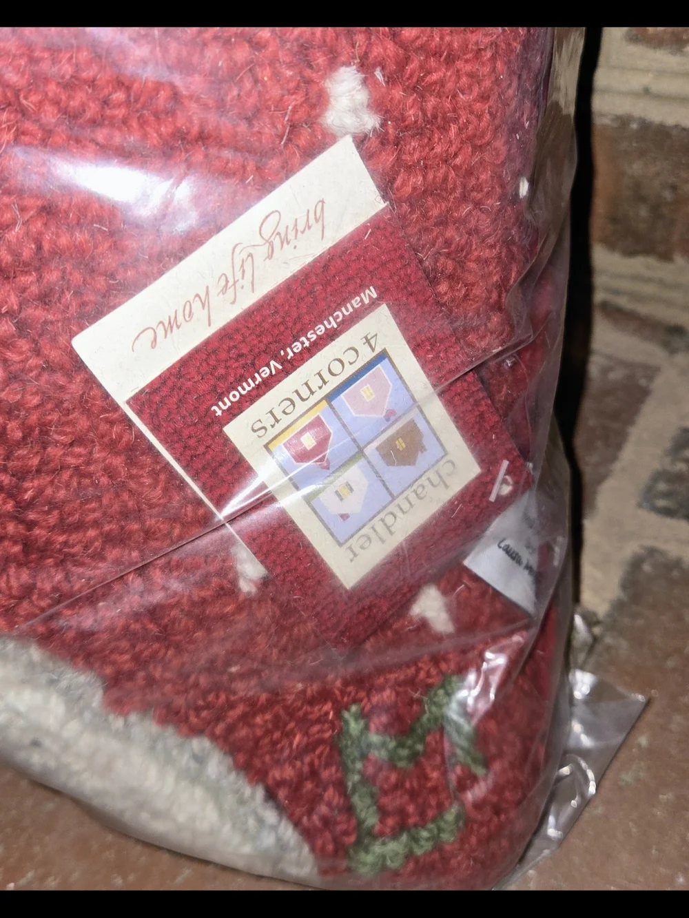 Garnet Hill cheerful hooked